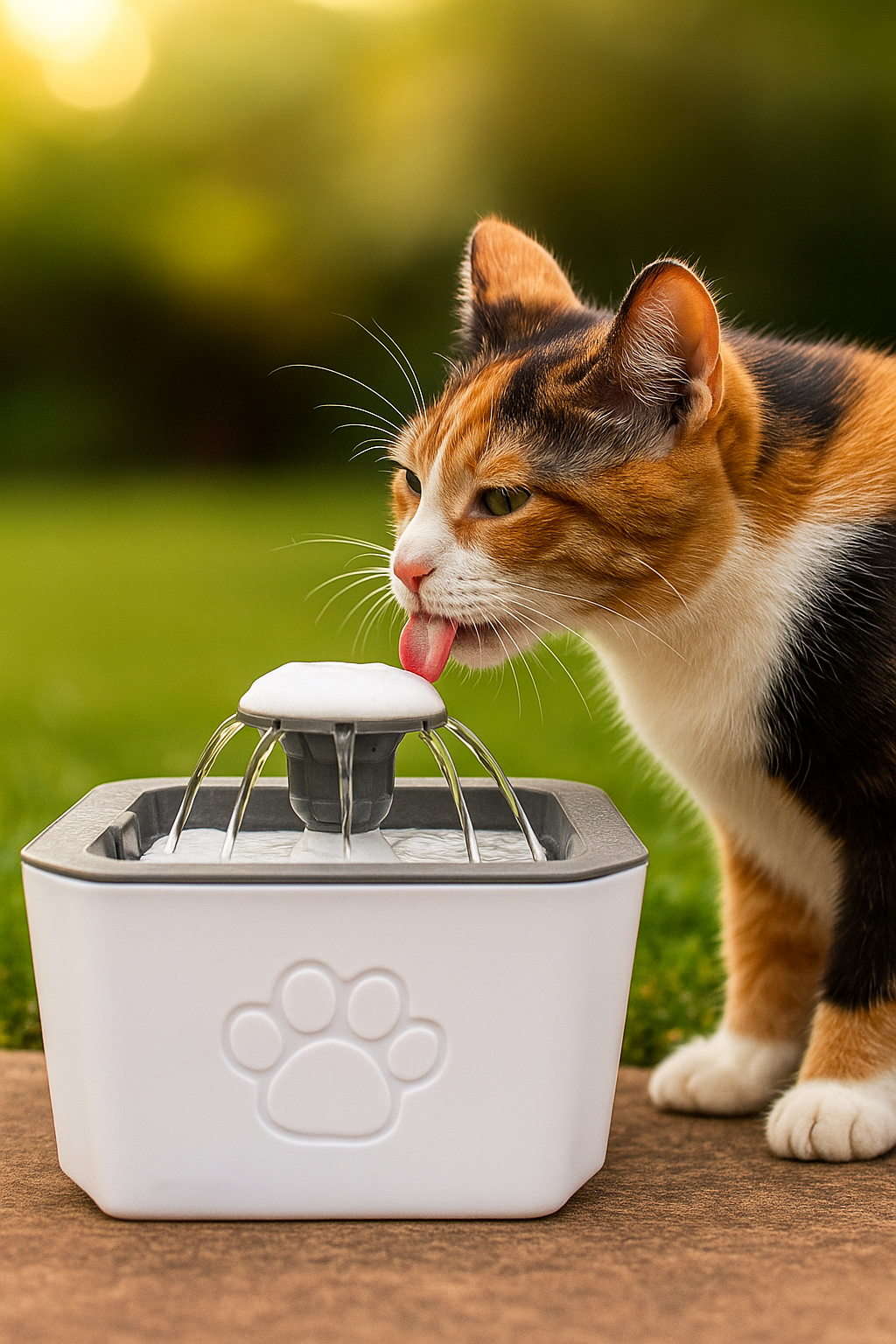 Fuente dispensador automático de agua